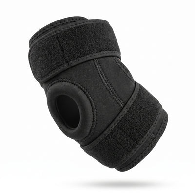 Black adjustable elbow compression brace product photo