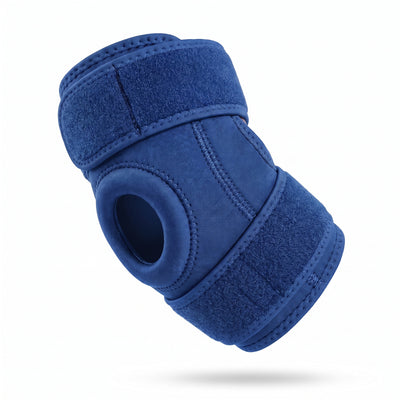 Blue adjustable elbow compression brace product photo