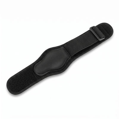 Elbow support laid flat open showing gel pad