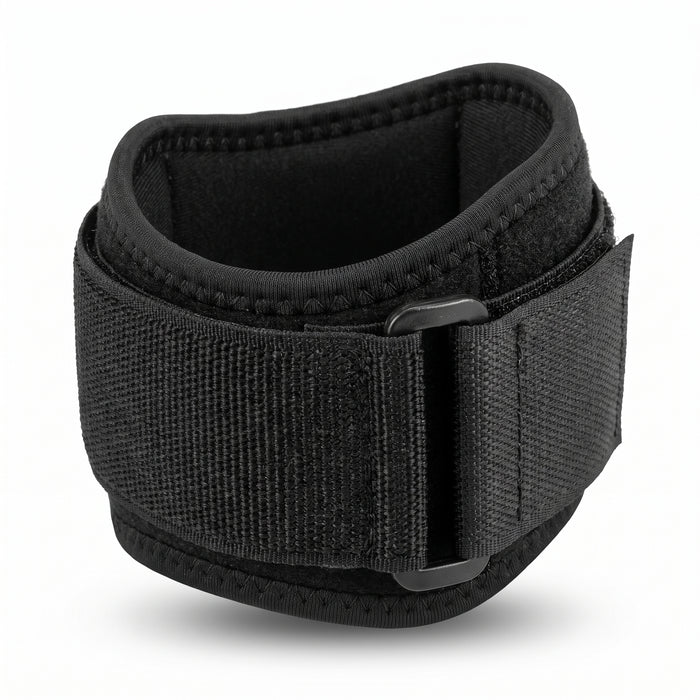 Black elbow compression band with velcro closure